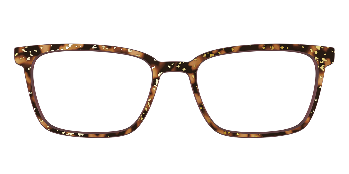 The Sandalwood Tortoise with Gold Foil - Front Top Image - Pair Eyewear