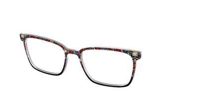 The Skull & Thorn Stained Glass - Angle Top Thumbnail - Pair Eyewear