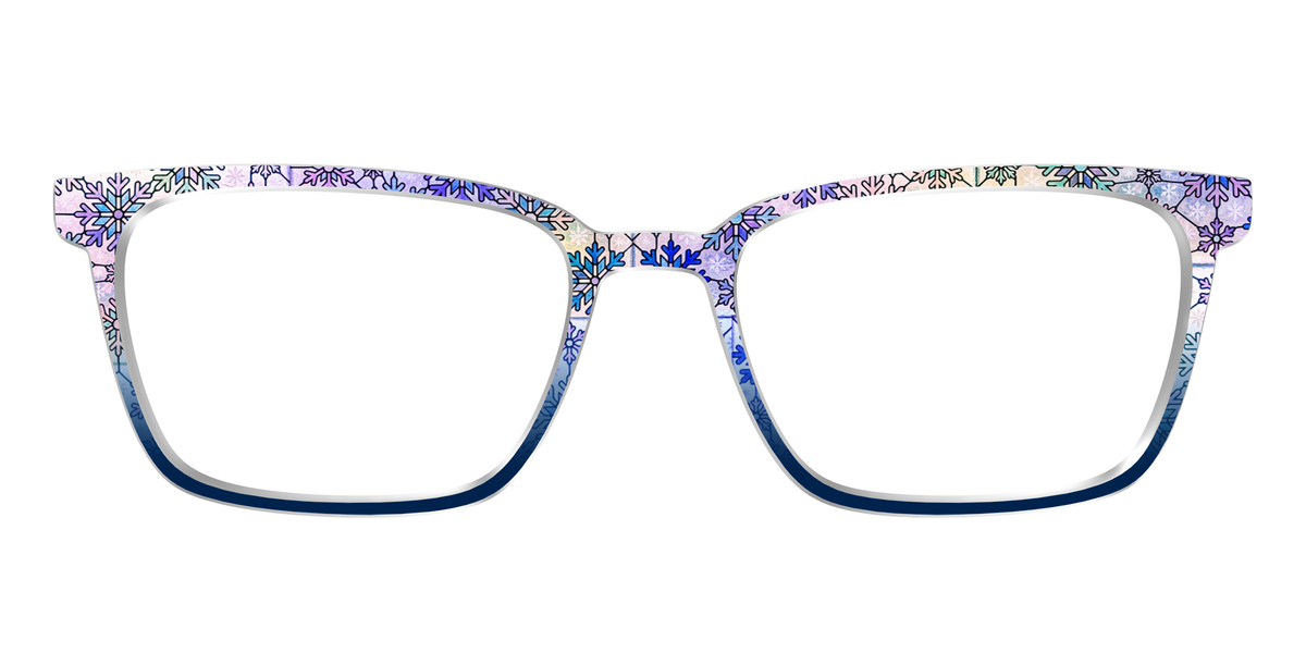 The Snowfall Stained Glass - Front Top Image - Pair Eyewear