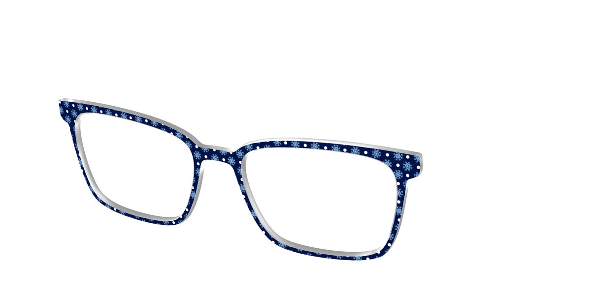 The Snowflake Polka Dot - Angle Top Image - Pair Eyewear