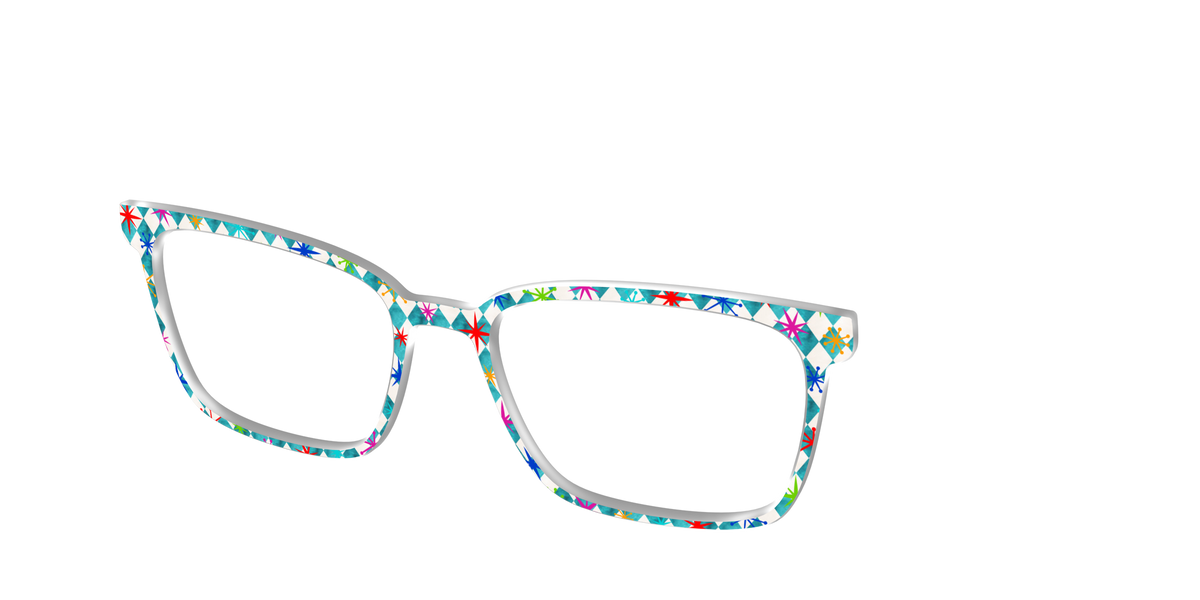 The Starburst Diamonds - Angle Top Image - Pair Eyewear