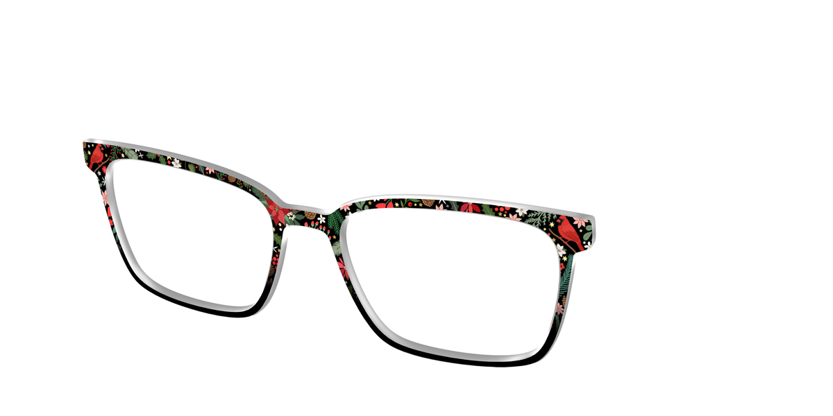 The Winter Wonderland Floral - Angle Top Image - Pair Eyewear