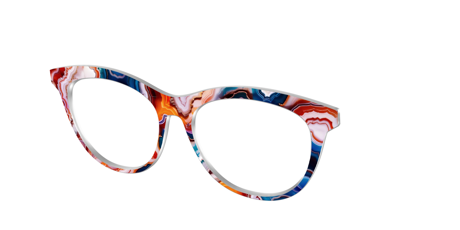 The Abroad Agate - Angle Top Image - Pair Eyewear