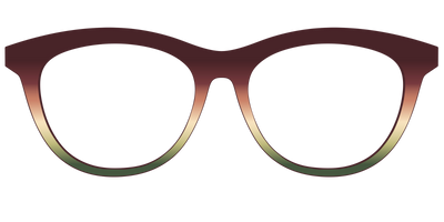 The Acorn to Moss Gradient - Front Top Thumbnail - Pair Eyewear