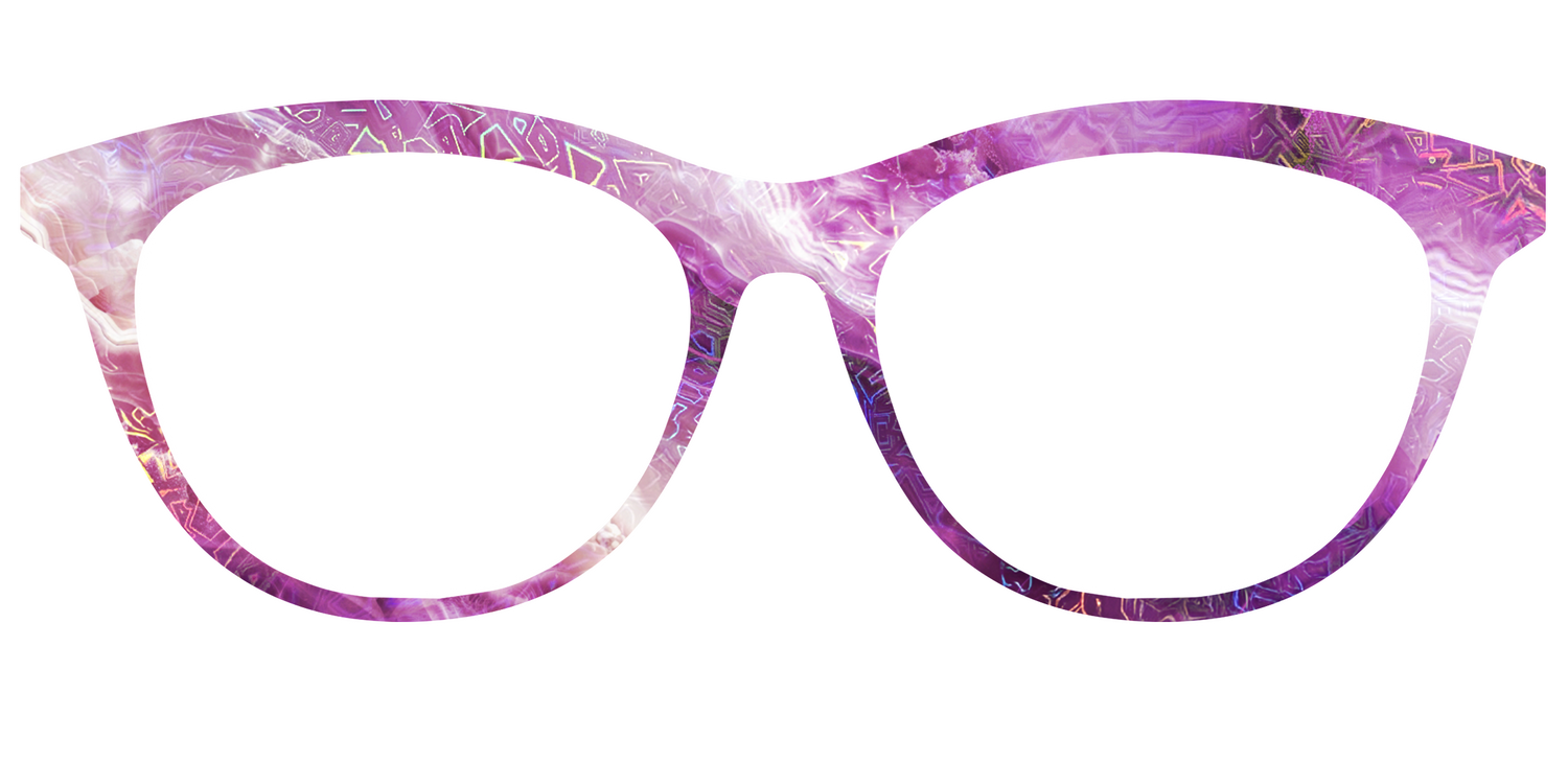 The Amethyst Geode - Front Top Image - Pair Eyewear