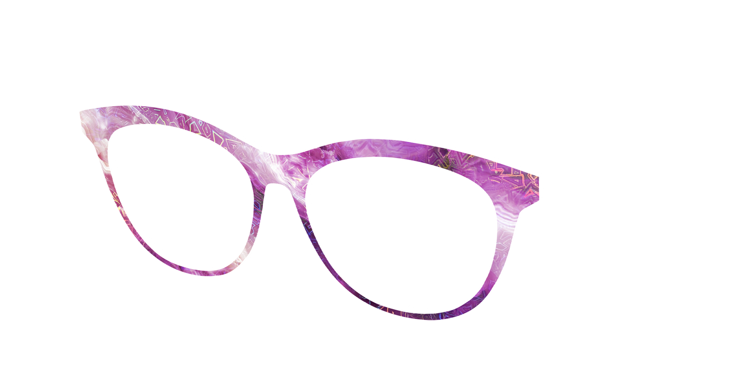 The Amethyst Geode - Angle Top Image - Pair Eyewear