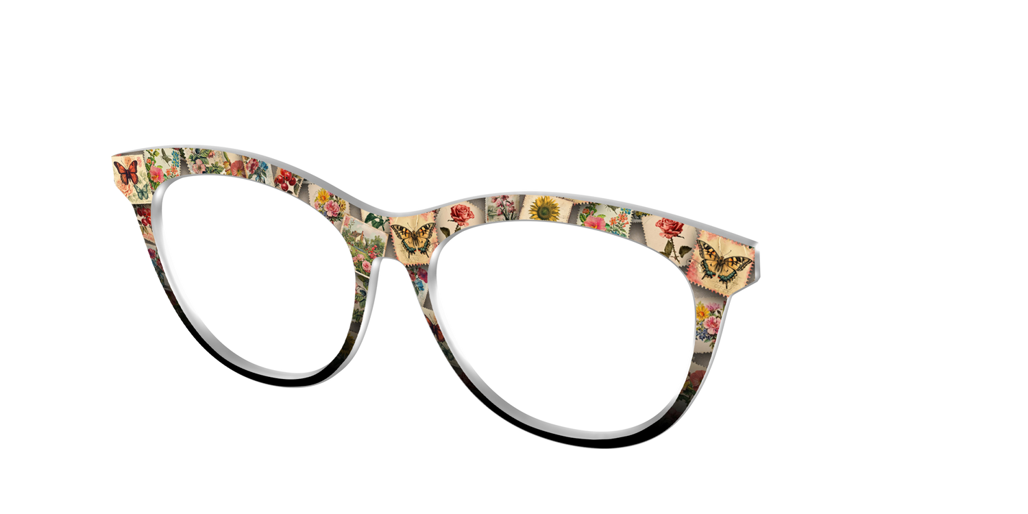 The Antique Stamps - Angle Top Image - Pair Eyewear