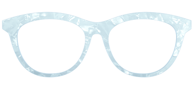 The Aquamarine Pearl Marble - Front Top Thumbnail - Pair Eyewear