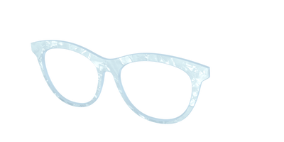 The Aquamarine Pearl Marble - Angle Top Thumbnail - Pair Eyewear