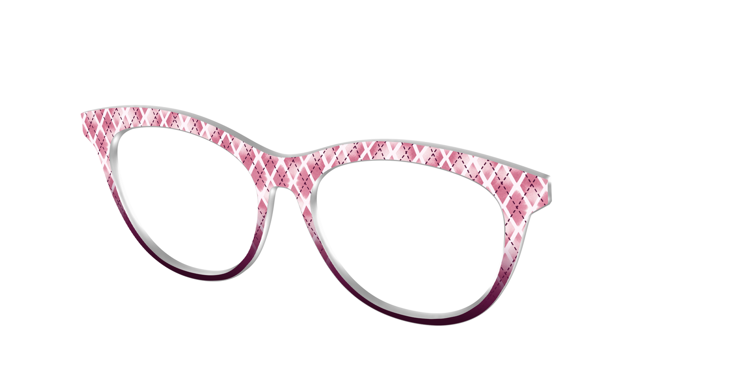 The Artful Argyle - Angle Top Image - Pair Eyewear