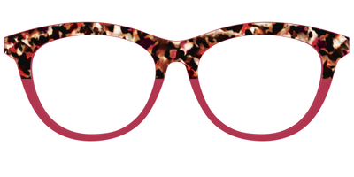 The Auburn Tortoise Crystal Split - Front Top Thumbnail - Pair Eyewear