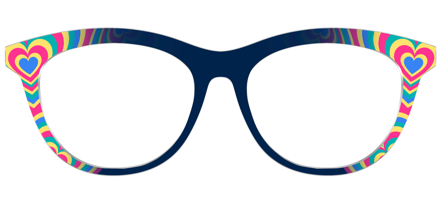 The Beaming Hearts - Front Top Image - Pair Eyewear