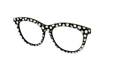 The Black Daisy - Angle Top Thumbnail - Pair Eyewear