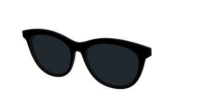 The Non-Polarized Black Sun Top - Angle Top Thumbnail - Pair Eyewear