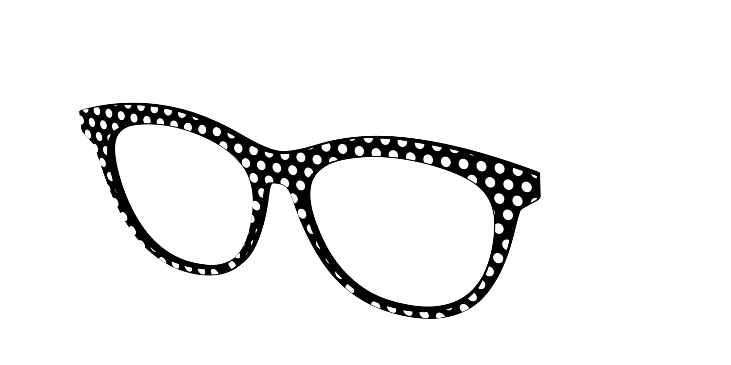 The Black Polka Dots - Angle Top Image - Pair Eyewear