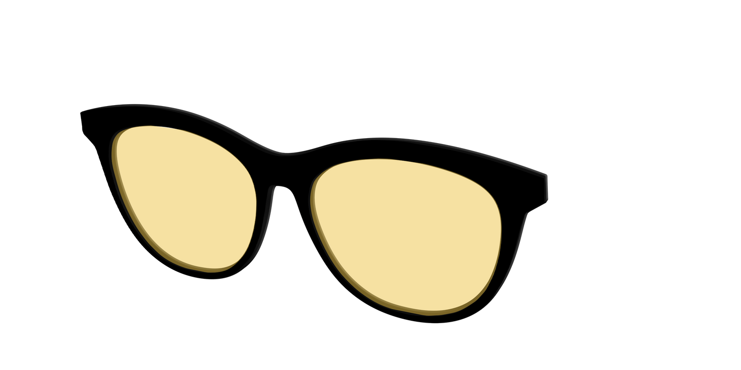 The Black with Driving Lens - Angle Top Image - Pair Eyewear