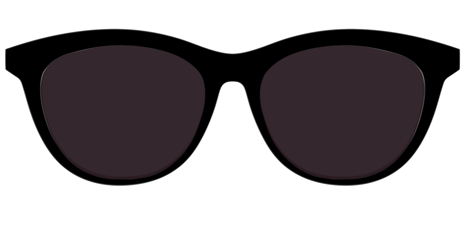 The Black with Urban Explorer Lens - Front Top Image - Pair Eyewear