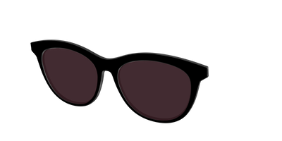 The Black with Water Lens - Angle Top Thumbnail - Pair Eyewear