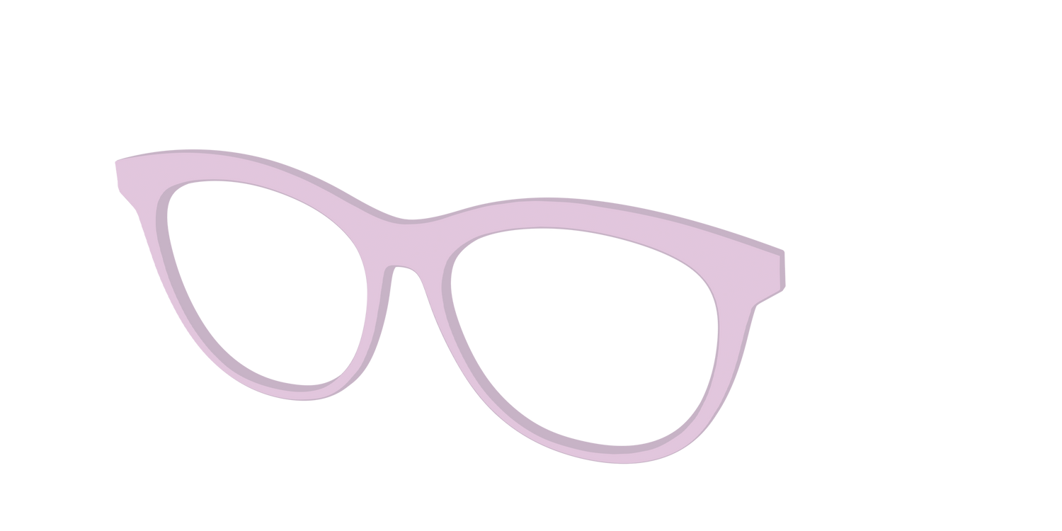The Blush - Angle Top Image - Pair Eyewear
