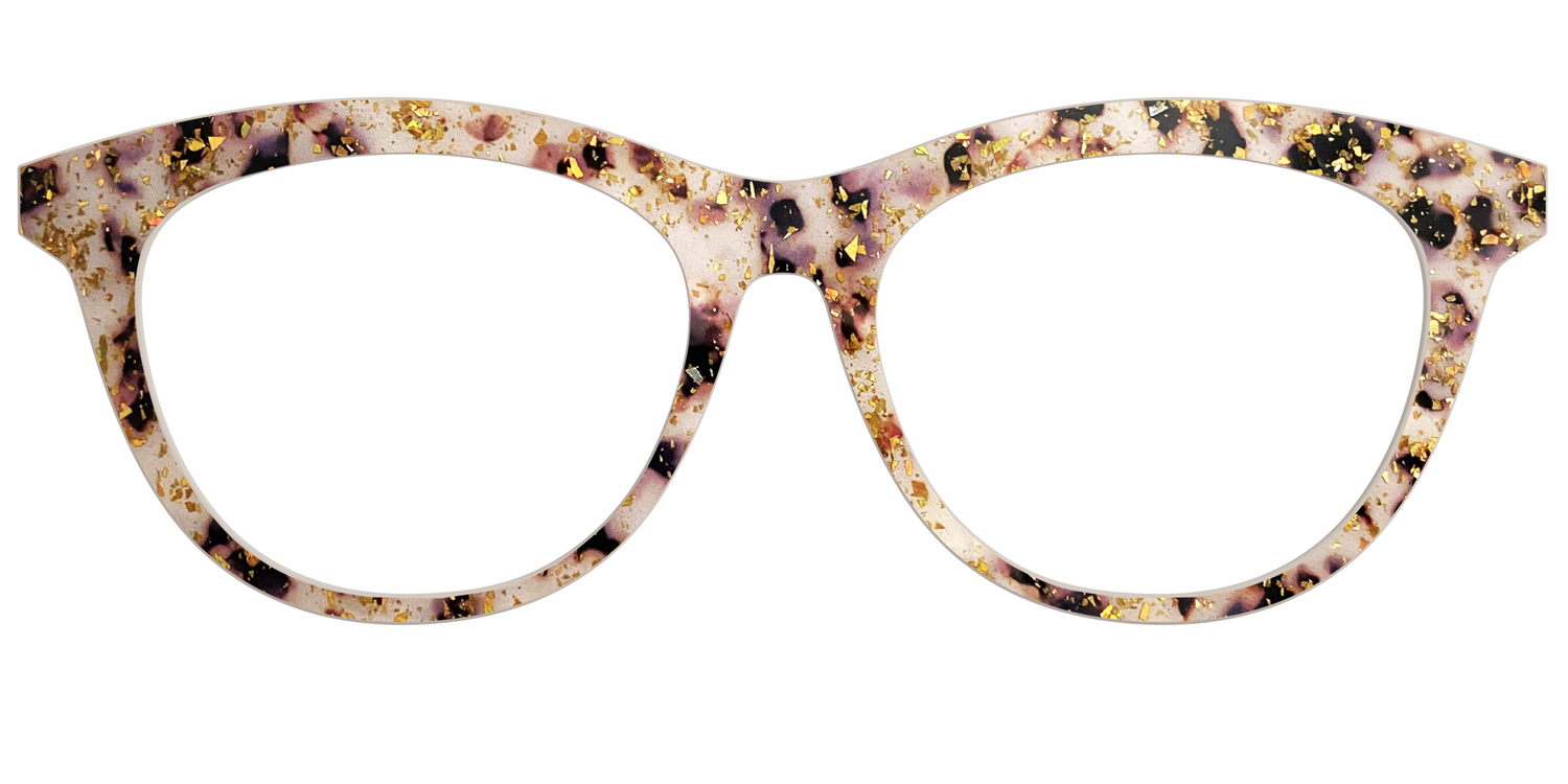 The Buttercream Tortoise with Gold Flakes - Front Top Image - Pair Eyewear