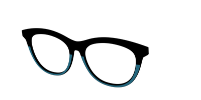 The Cobalt Split - Angle Top Thumbnail - Pair Eyewear