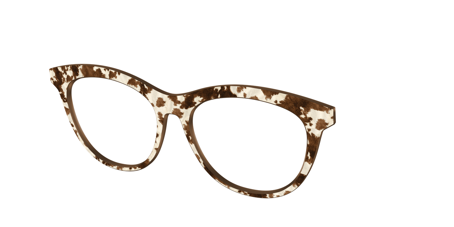The Cowhide - Angle Top Image - Pair Eyewear