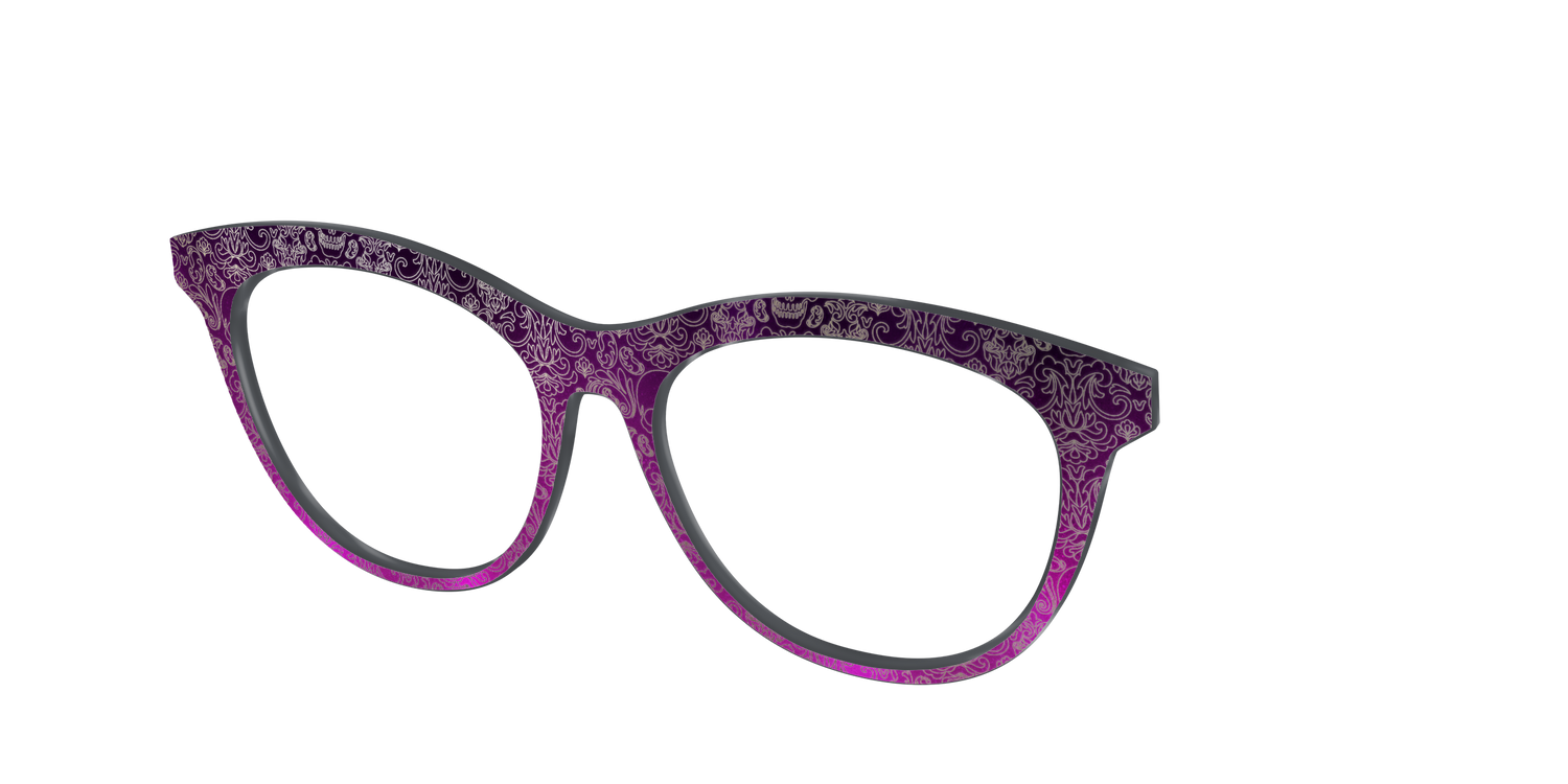 The Dark Romance Foil Damask - Angle Top Image - Pair Eyewear