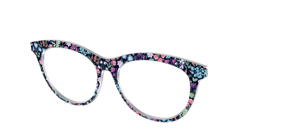 The Demure Blossoms - Angle Top Thumbnail - Pair Eyewear