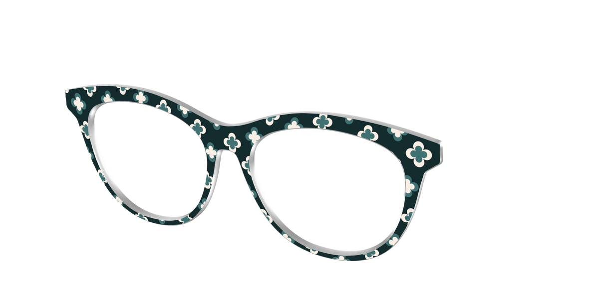 The Ditsy Clover Dot - Angle Top Image - Pair Eyewear