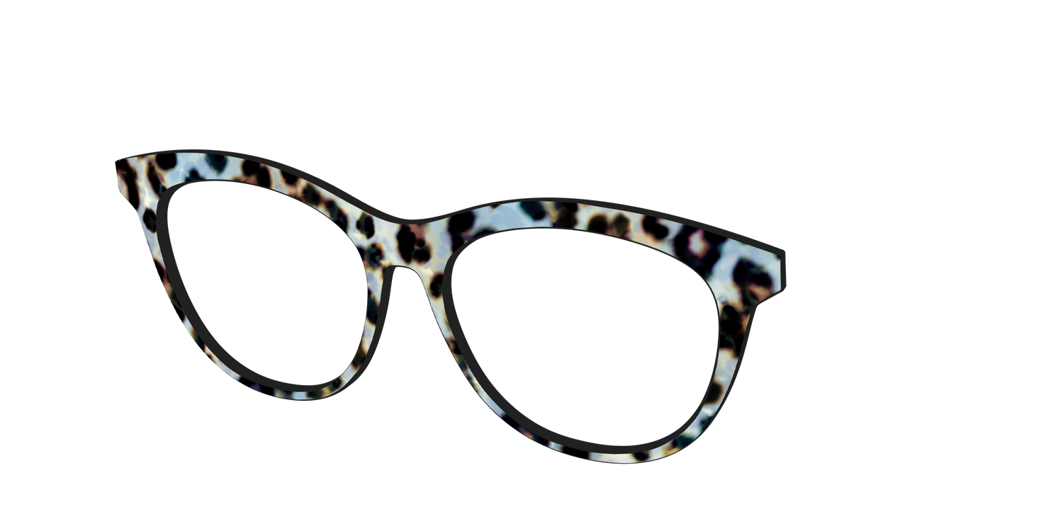 The Earl Grey Tortoise - Angle Top Image - Pair Eyewear