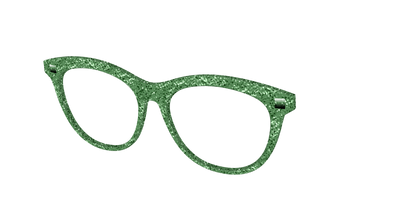 The Emerald Sparkle - Angle Top Thumbnail - Pair Eyewear