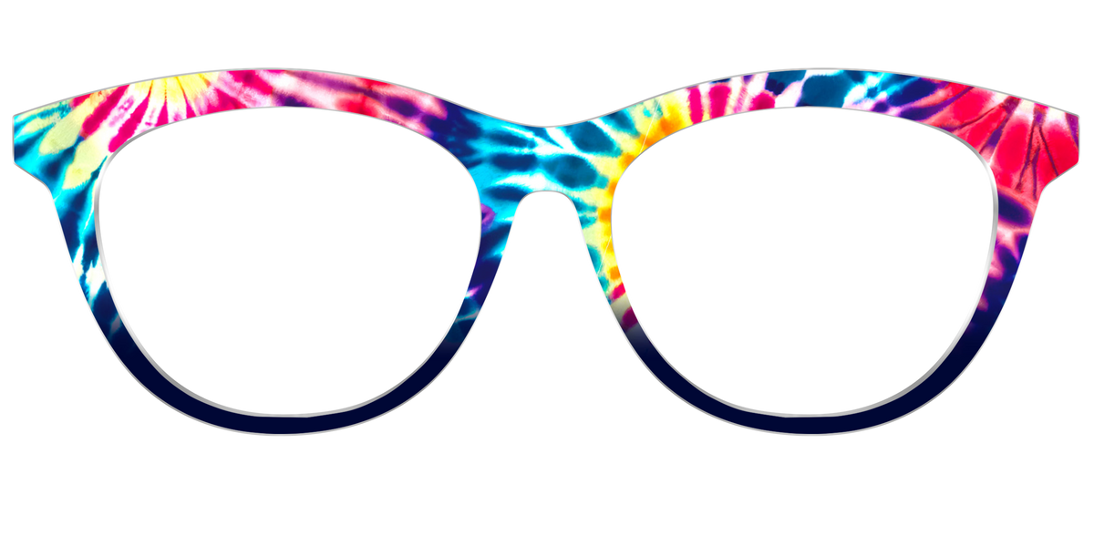 The Funky Tie-Dye - Front Top Image - Pair Eyewear