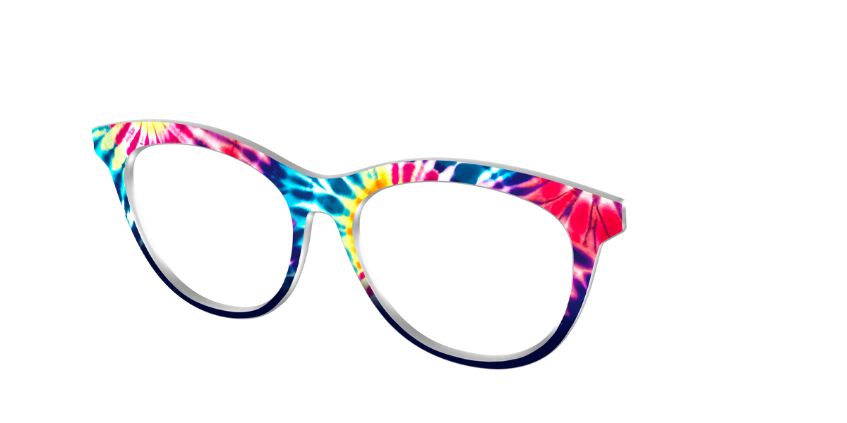 The Funky Tie-Dye - Angle Top Image - Pair Eyewear