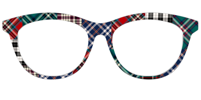 The Grunge Plaid Print Mix - Front Top Thumbnail - Pair Eyewear