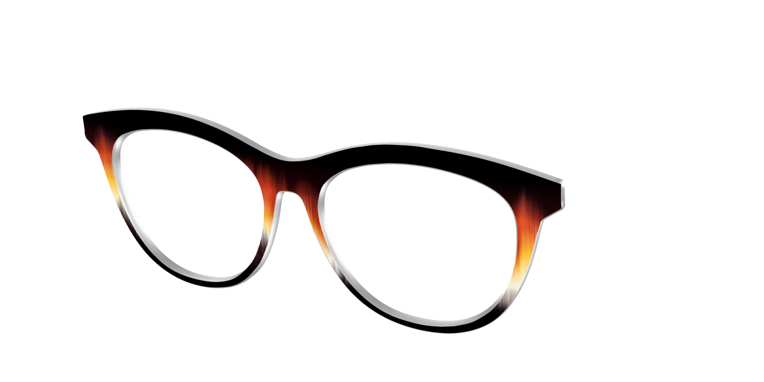 The Hallows' Eve Gradient - Angle Top Image - Pair Eyewear