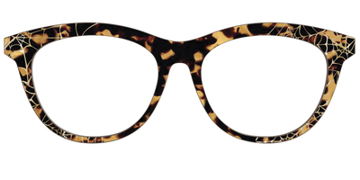 The Haunted Tortoise with Gold Foil Webs - Front Top Thumbnail - Pair Eyewear