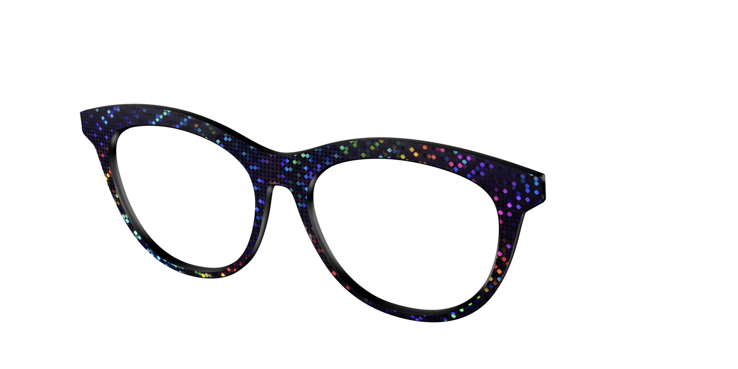 The Holographic Dots - Angle Top Image - Pair Eyewear