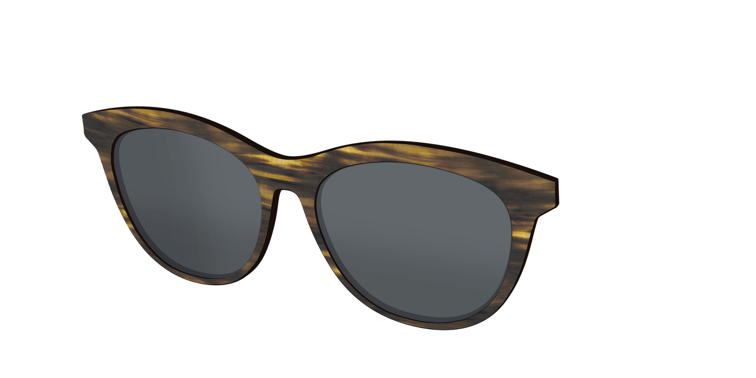 The Polarized Horn Sun Top - Angle Top Image - Pair Eyewear