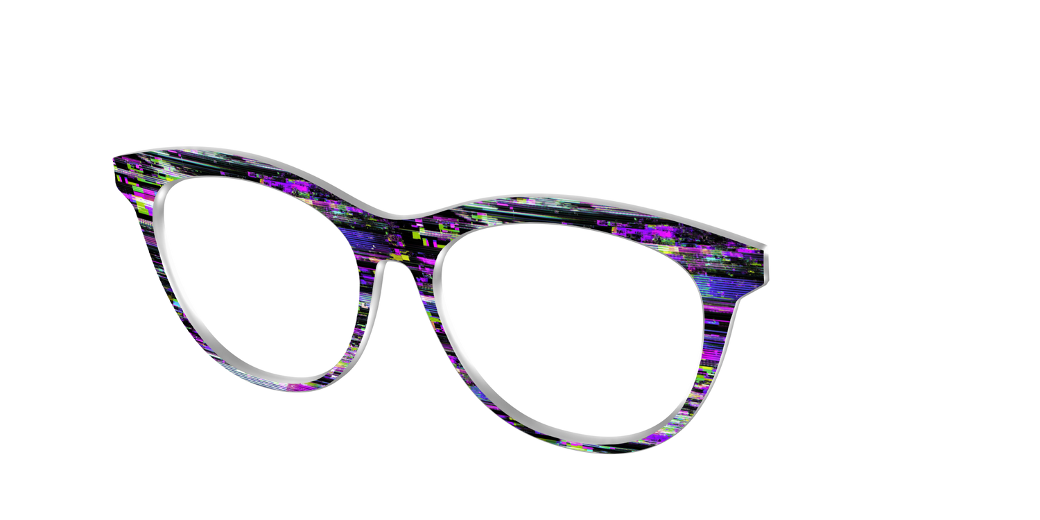 The Horror Film Glitch - Angle Top Image - Pair Eyewear