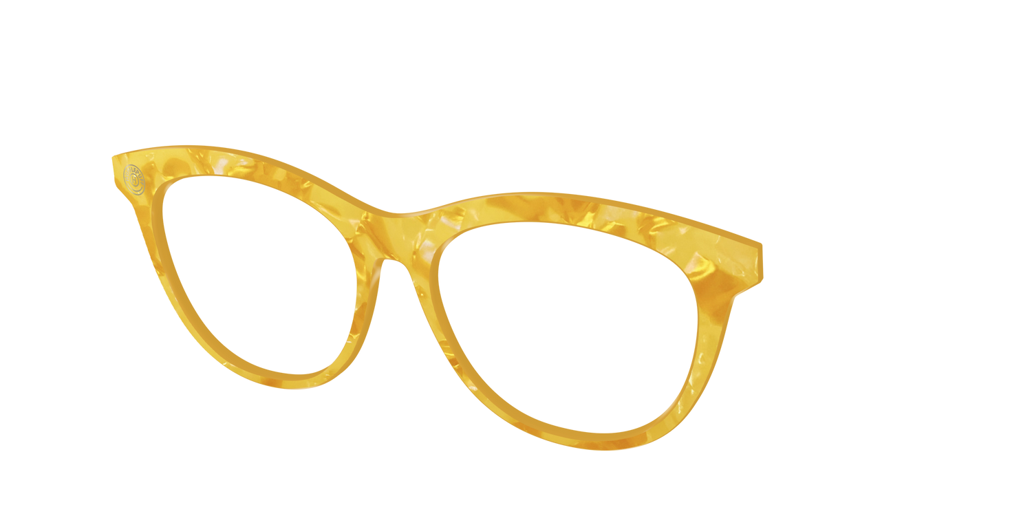 The Hufflepuff™ Pearl Tortoise - Angle Top Image - Pair Eyewear