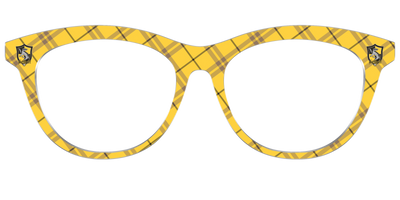 The Hufflepuff™ Plaid - Front Top Thumbnail - Pair Eyewear