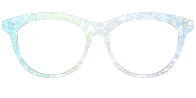 The Iridescent Pearl Marble Crystal - Front Top Thumbnail - Pair Eyewear