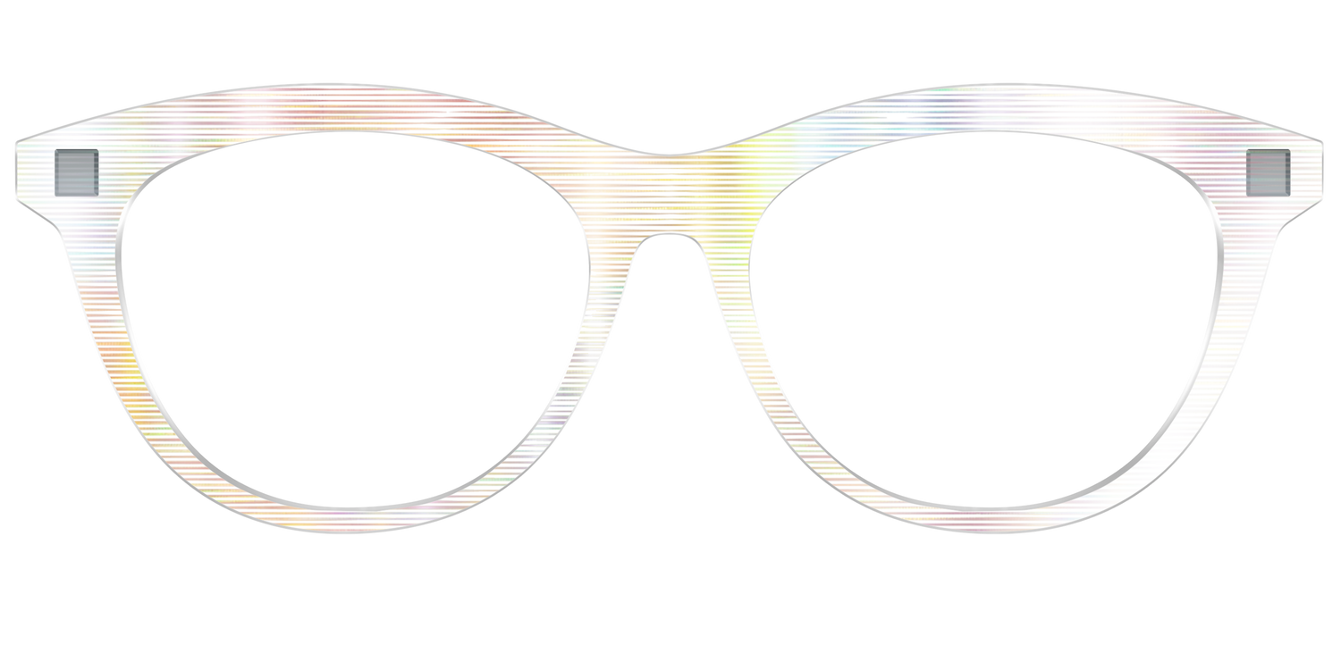 The Iridescent Strands Crystal - Front Top Image - Pair Eyewear