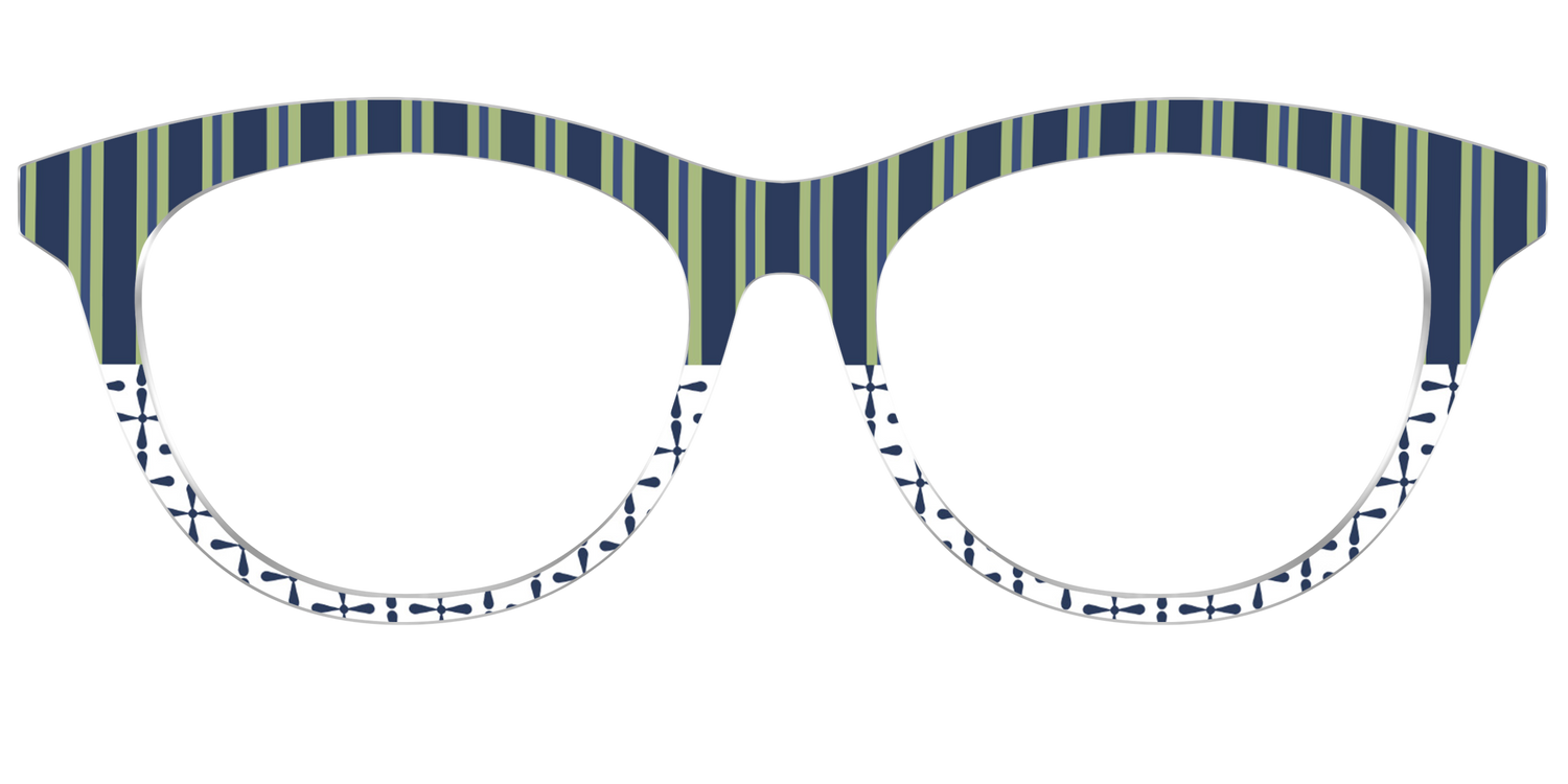 The Kayak Stripes - Front Top Image - Pair Eyewear