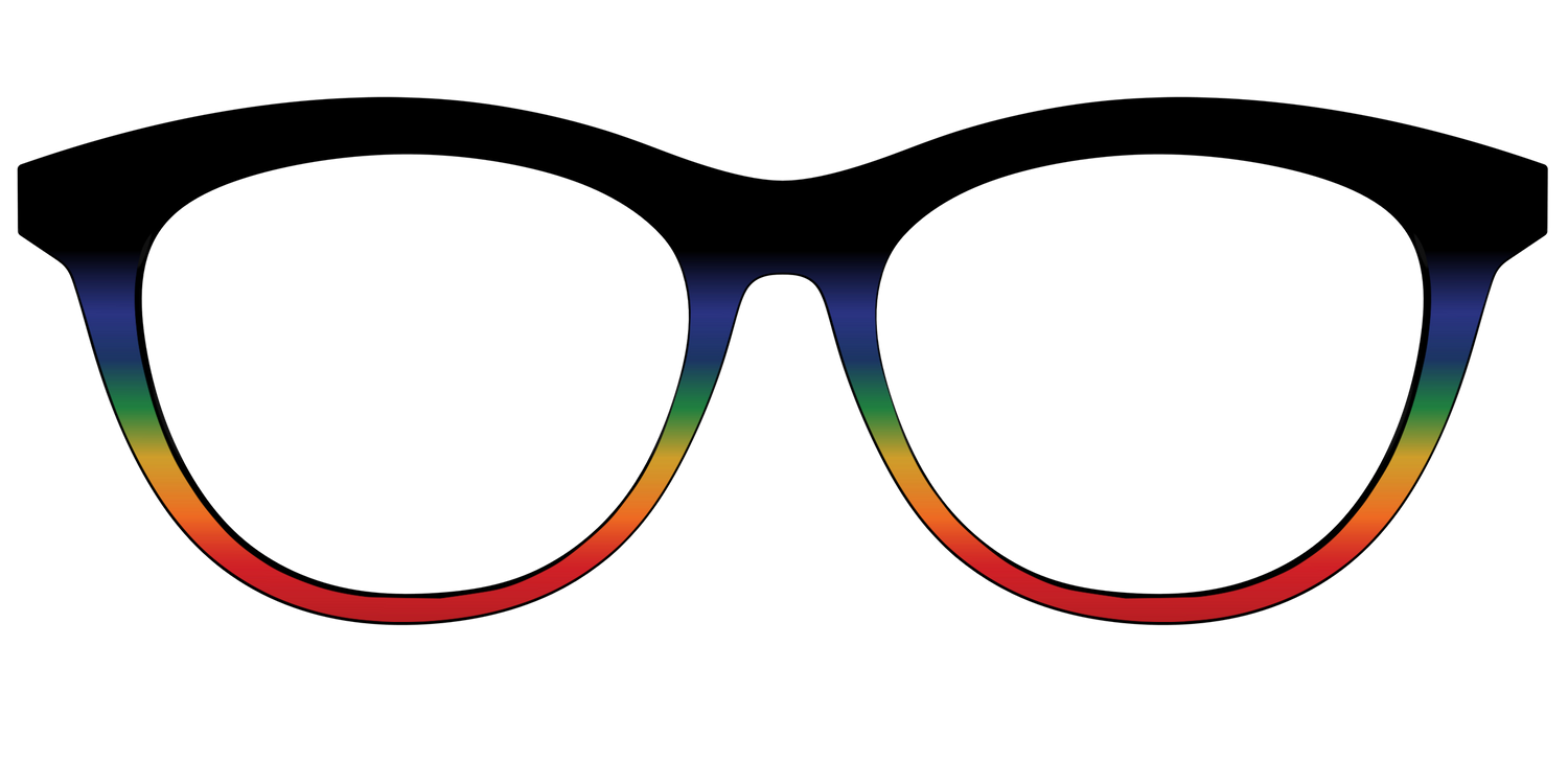 The Love Wins Gradient - Front Top Image - Pair Eyewear