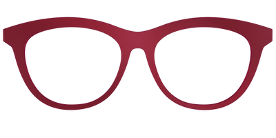 The Matte Burgundy - Front Top Thumbnail - Pair Eyewear