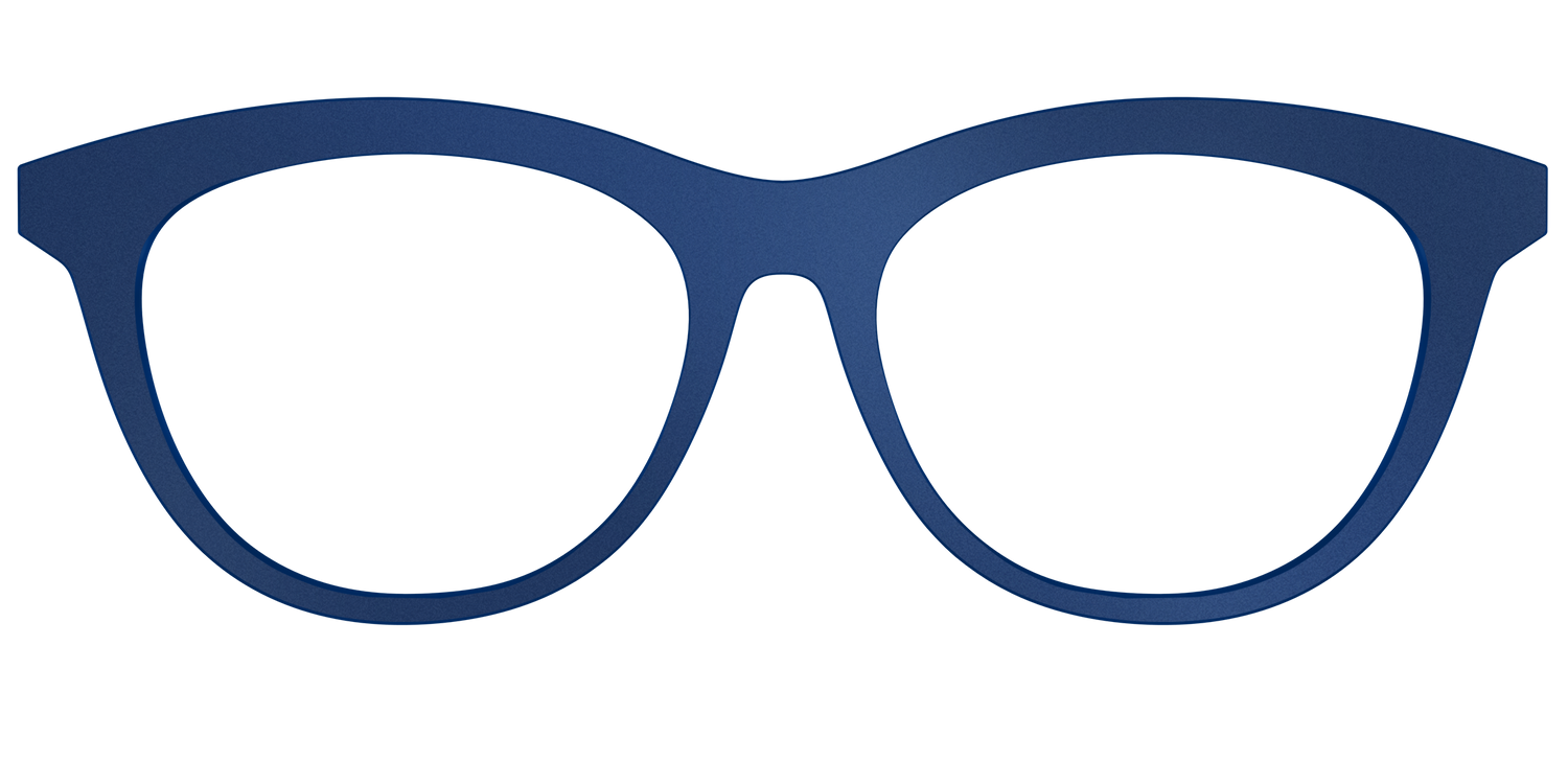 The Matte Navy - Front Top Image - Pair Eyewear
