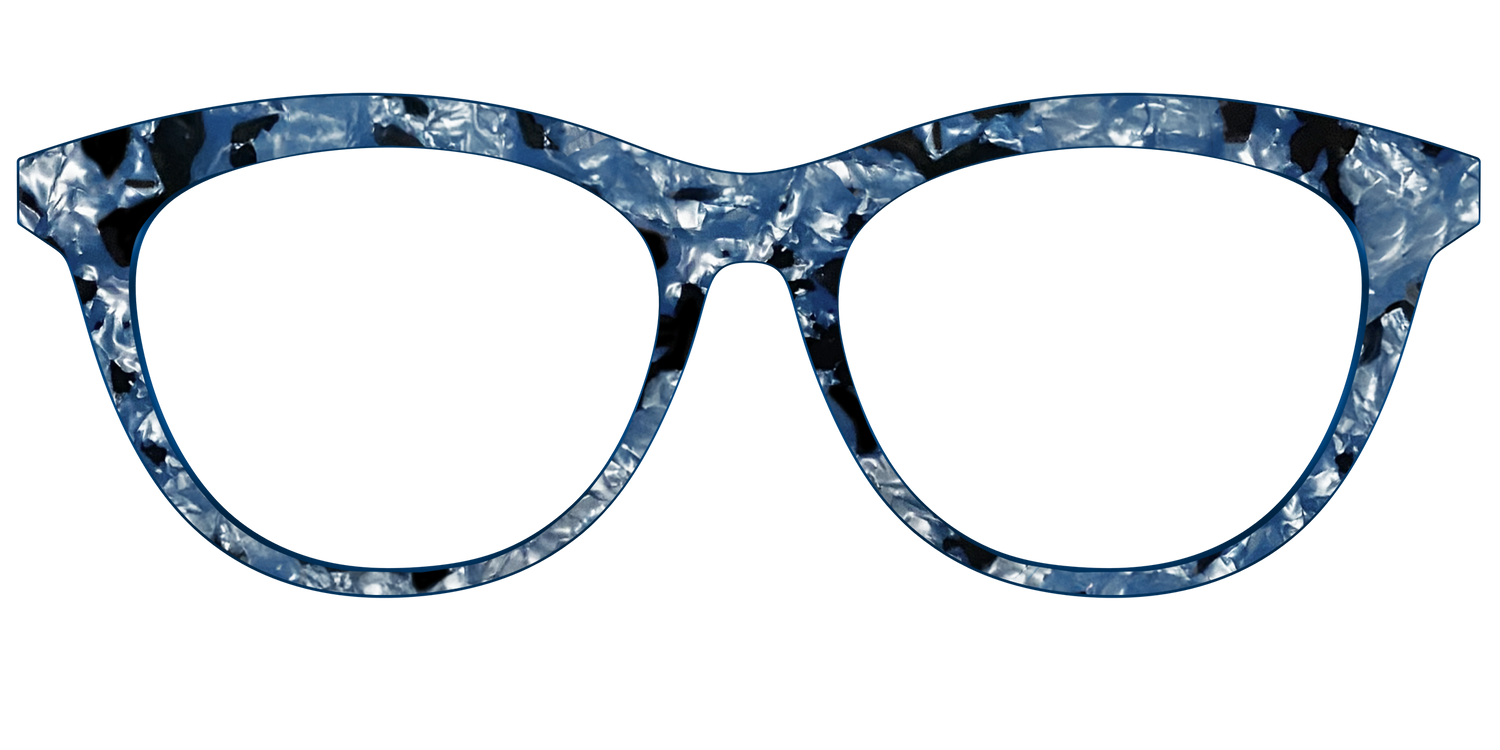 The Midnight Blue Pearl Tortoise - Front Top Image - Pair Eyewear