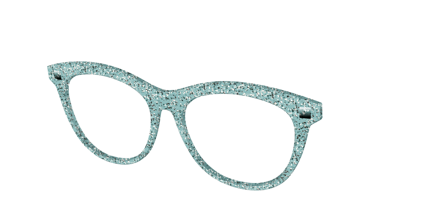 The Mint Sparkle - Angle Top Image - Pair Eyewear