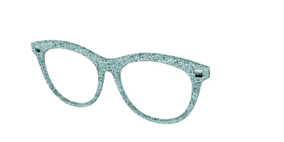 The Mint Sparkle - Angle Top Thumbnail - Pair Eyewear